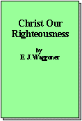 Christ Our Righteousness